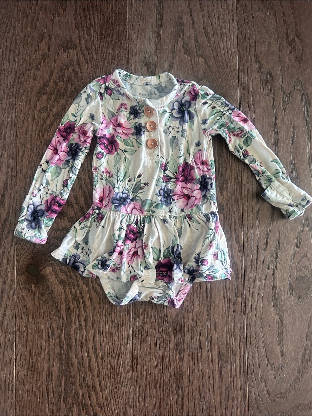 Posh Peanut Size 0-3 month Baby Girl's Bamboo Bodysuit